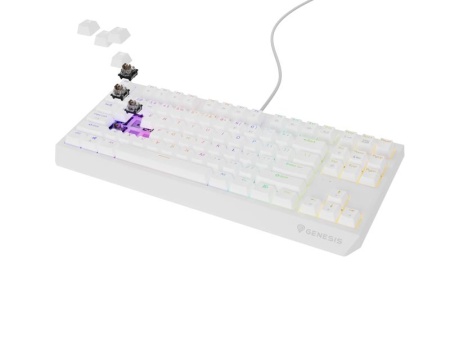 Tastatura Genesis Thor 230 TKL B alb - Img 3