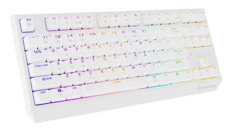 Tastatura WS Genesis Thor 230 TKL R alb - Img 24