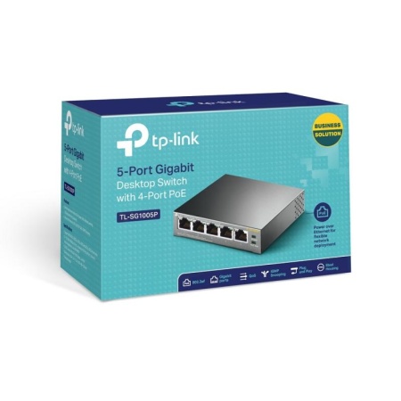 TL 5-PORT GB DESKTOP SWITCH+4PORTPOE V2 - Img 8