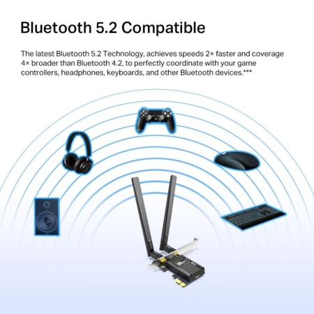 TP-LINK ADAPT TX55E PCIE AX3000 BT 5.2 - Img 10