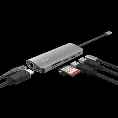 Trust Dalyx 7in1 USB-C Multiport Adapter - Img 2
