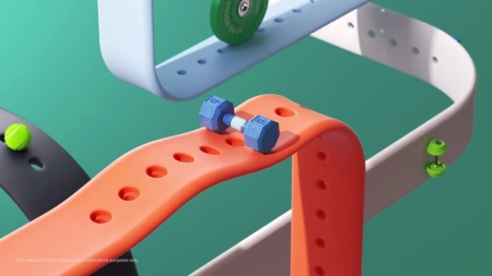 XIAOMI Mi Smart Band 7 GL, "39873" (timbru verde 0.18 lei) - Img 4