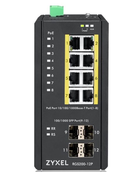 ZYXEL RGS200-12P 12PORT GBE POE SWITCH - Img 5