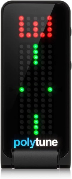 Acordor Polifonic de Capăt cu Cleștină TC Electronic PolyTune Clip Black, Afișaj Stroboscopic de Înaltă Precizie, Negru Lucios - Img 3