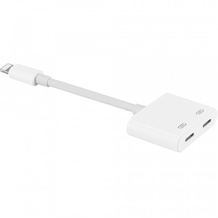 Adaptor Dual de la Lightning la Lightning Audio, Lightning Charging