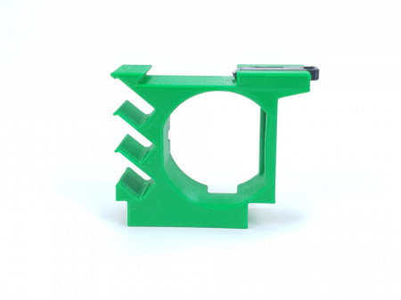 Adaptor pe sina DIN pentru comutatoare cu releu inteligent Shelly 1 si Shelly 1PM cu adaptor de temperatura