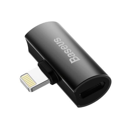 Adaptor Premium Baseus cu 2 porturi Lightning ce suporta incarcare si redare muzica in acelasi timp - Img 3