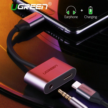 Adaptor UGREEN USB-C la USB-C si jack 3.5mm - Img 3