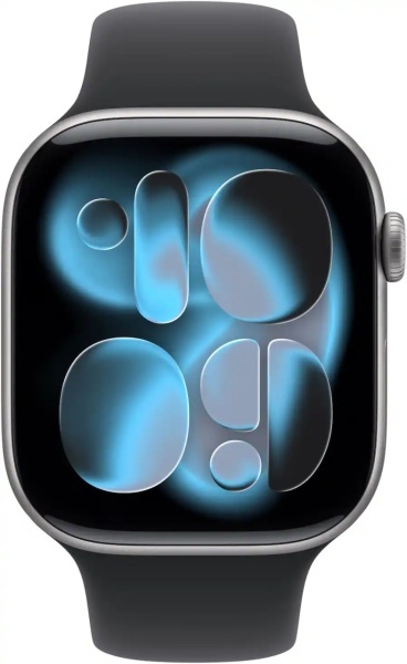 Apple Watch Series 11 GPS+Cellular 46mm Aluminum Case with Black Sport Band - M/L - Space Gray - Img 2
