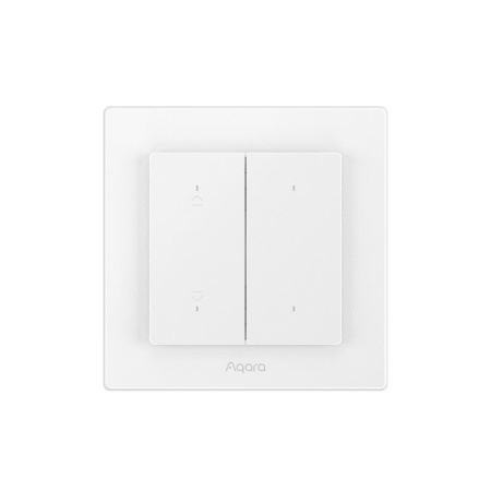 Aqara H2 Shutter Switch EU, Zigbee + Thread roller shutter wall switch, white/grey (DS-K02D) - Img 3