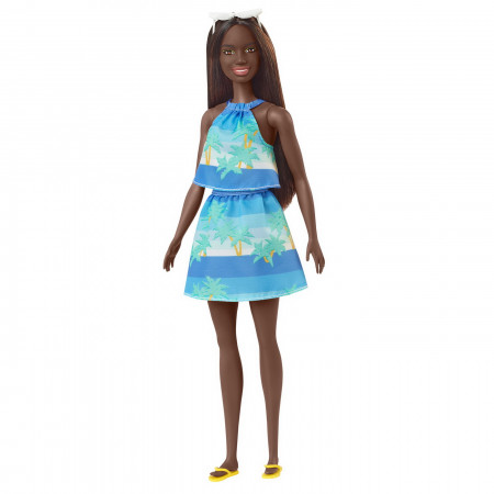 BARBIE TRAVEL PAPUSA BARBIE ANIVERSARE 50 DE ANI MALIBU BRUNETA - Img 2