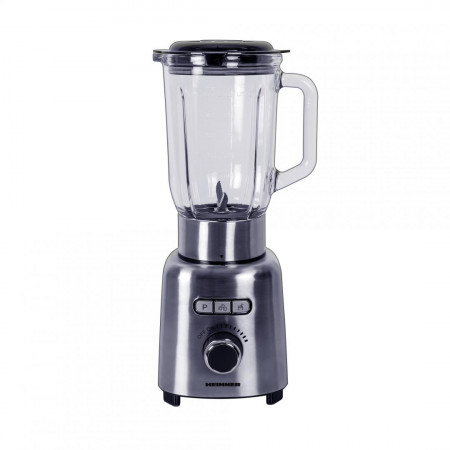 Blender Heinner HBL-ICE1000XMC, 1000 W, 1.5 l, Viteza variabila, Pulse, Zdrobire gheata, Bol sticla, Inox