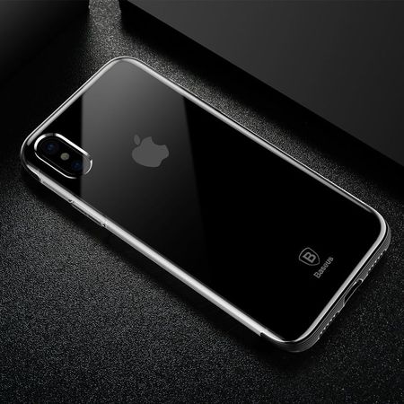 Bumper Tpu Baseus Armor pentru iPhone X / XS , transparenta - Img 2