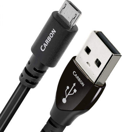 Cablu AudioQuest Carbon USB A - Micro USB, 1.5m