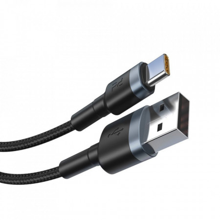 Cablu Baseus Cafule 2in1 USB la Type-C/Lightning 18W, 2.4A - 1.2m - Img 2