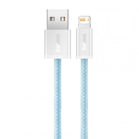 Cablu Baseus Dynamic USB la Lightning, 2,4 A, 2 m (albastru) - Img 3
