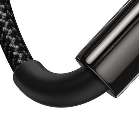 Cablu Baseus Tungsten Gold USB la USB-C, 100 W, 2 m (negru) - Img 3