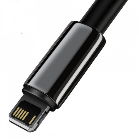 Cablu Baseus Tungsten USB - Lightning 2,4 A 1 m black (CALWJ-01) - Img 8