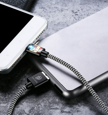Cablu de date Dux Ducis USB la micro-USB 2.1A - 2m - Img 8