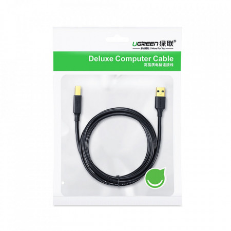 Cablu de imprimanta Ugreen USB tip B (mascul) - USB 2.0 (mascul) 480 Mbps 1 m negru (US135 20846) - Img 3