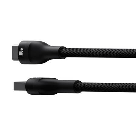 Cablu de incarcare Baseus Flash 2 USB la USB-C 100W, 2m (negru) - Img 4