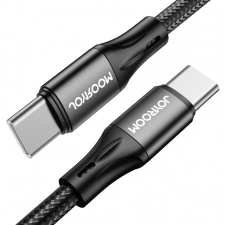 Cablu de incarcare rapida / date Joyroom USB tip C - USB tip C PD 60W 2m negru (S-1030N1-60)