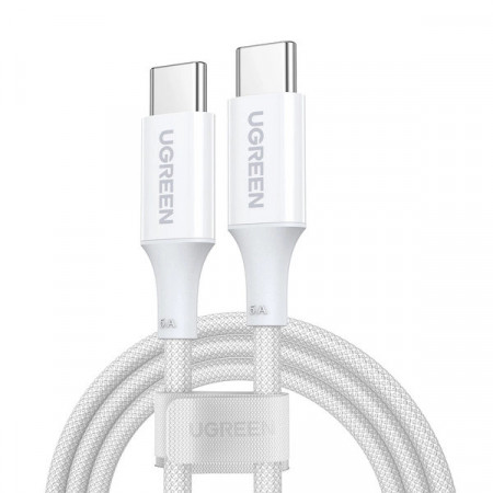Cablu PD Ugreen US557 USB-C / USB-C 100W 1,5m - alb - Img 4