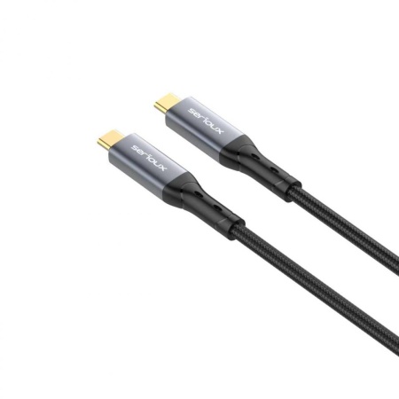 CABLU SERIOUX USB-C TO USB-C NEGRU - Img 7