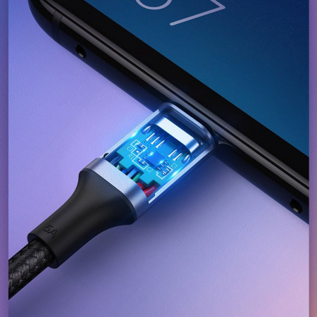 Cablu Ugreen USB Type C - USB Type C 5 A 100 W Power Delivery Quick Charge 3.0 FCP 480 Mbps 2m gray (70429 US316) - Img 6
