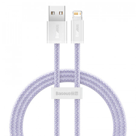 Cablu USB pentru seria Lightning Baseus Dynamic 2, 2.4A, 1m (violet)
