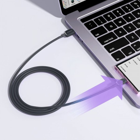 Cablu USB - USB C 3A 1.2m Joyroom S-AC027A14 - negru - Img 4