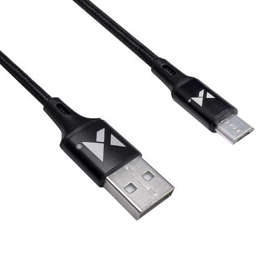 Cablu Wozinsky USB - microUSB 2,4A 1m negru (WUC-M1B) - Img 3