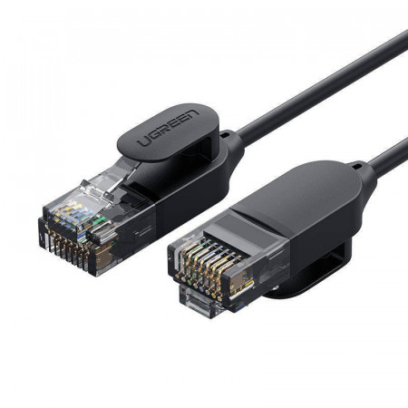 Cablul de retea UGREEN NW122 Ethernet RJ45, Cat.6A, UTP, 1,5m (negru)