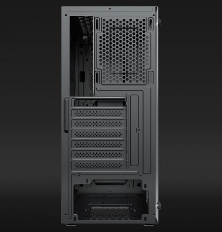 Carcasa AQIRYS Mizar ARGB, Mid-Tower, fara sursa, ATX, Black - Img 6