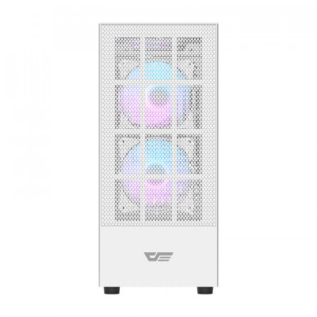 Carcasa computer Darkflash A290 + 3 ventilatoare (alba) - Img 3
