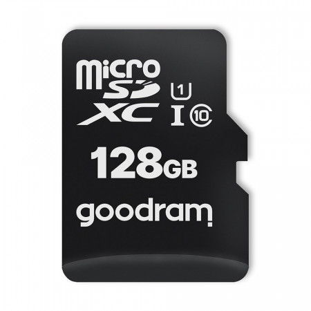 Card de memorie Goodram Microcard 128 GB micro SD HC UHS-I clasa 10 + adaptor SD (M1AA-0640R12) - Img 2