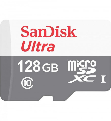 Card de memorie Sandisk micro SD - SDXC Ultra 128 GB,Class 10, 100Mbs + adaptor