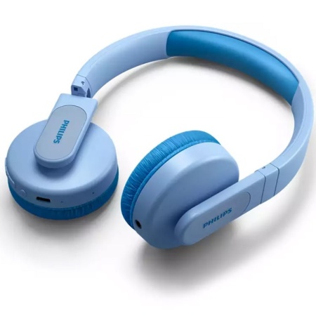 Casti audio over the ear Philips Kids, Lighting, Bluetooth, autonomie 28 ore, albastre - Img 4
