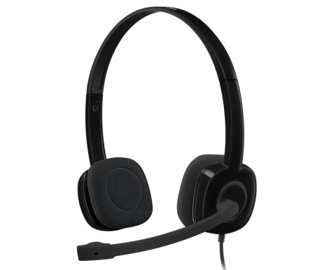 Casti cu microfon Logitech H151, negru - Img 4