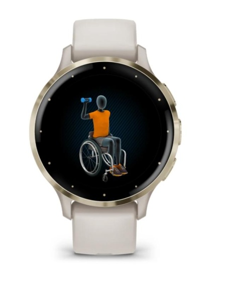 Ceas Garmin Venu 3S, Ivory/ Soft Gold - Img 12