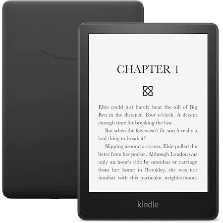 Cititor de carti electronice Kindle Paperwhite 5, 16GB, 6,8" cu iluminare de fundal reglabila - negru - fara reclame
