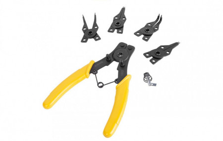 Cleste Circlip 6 "Deli Tools EDL104506 (galben)