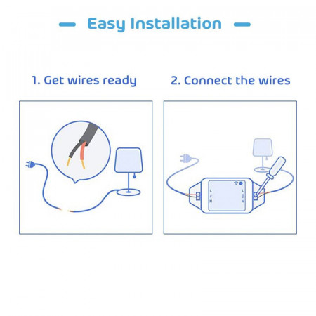 Comutator universal Meross Smart Wi-Fi Switch MSS710 - Img 4