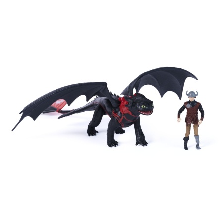 CUM SA ITI DRESEZI DRAGONUL INCERCAREA FLACARII SET DRAGON TOOTLESS SI FIGURINA HICCUP - Img 2