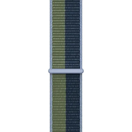 Curea Apple Watch Sport Loop, 41mm, Abyss Blue/Moss Green - Img 2