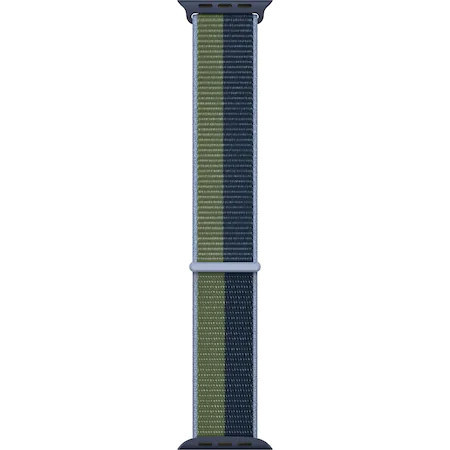 Curea Apple Watch Sport Loop, 45mm, Abyss Blue/Moss Green