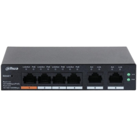 DAHUA SWITCH 6P MNG 4POE CS4006-4ET-60 - Img 5