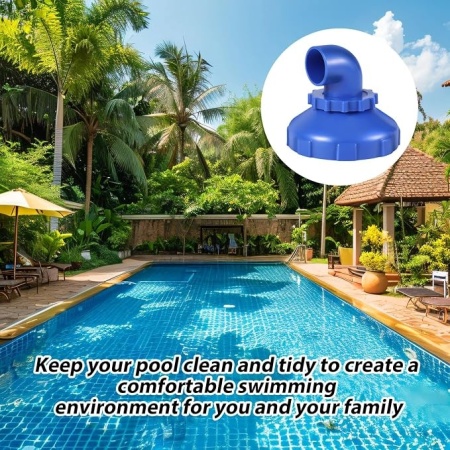 Duză de refulare orientabilă 360° pentru piscină, racord duză admisie/retur apă compatibil Intex, include colier de prindere - Img 3