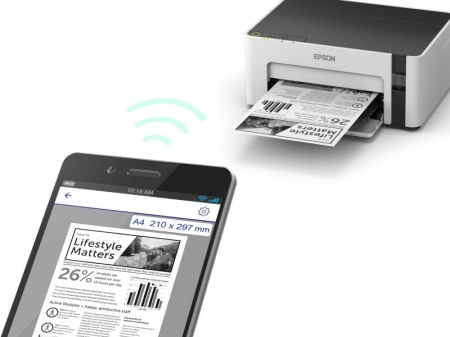 EPSON M1120 CISS MONO INKJET PRINTER - Img 13