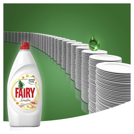 FAIRY Chamomille&amp;Vitamin E, detergent de vase, 450 ml - Img 3